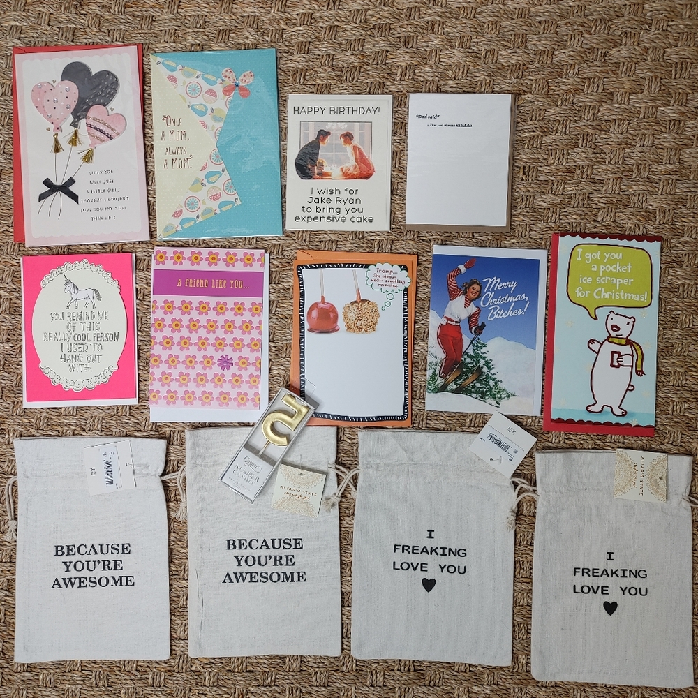 SPECIAL OCCASION GREETING CARDS AND GIFT BAGS